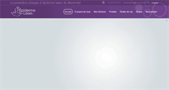 Desktop Screenshot of epilationlasermontreal.com